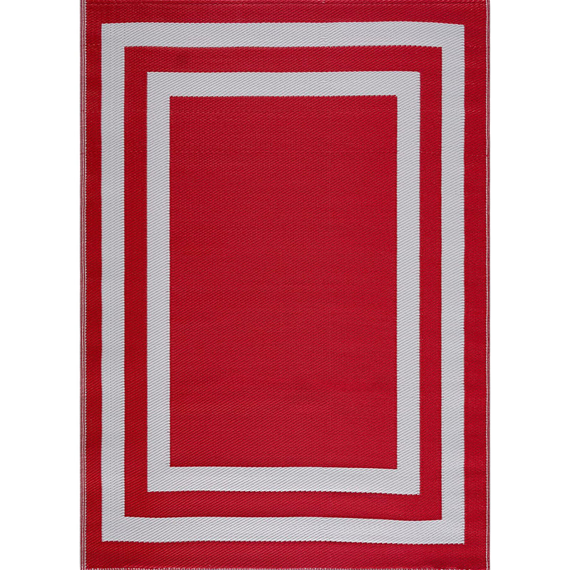 Winslet Striped Indoor / Outdoor Rug, Rectangle 4' x 6'