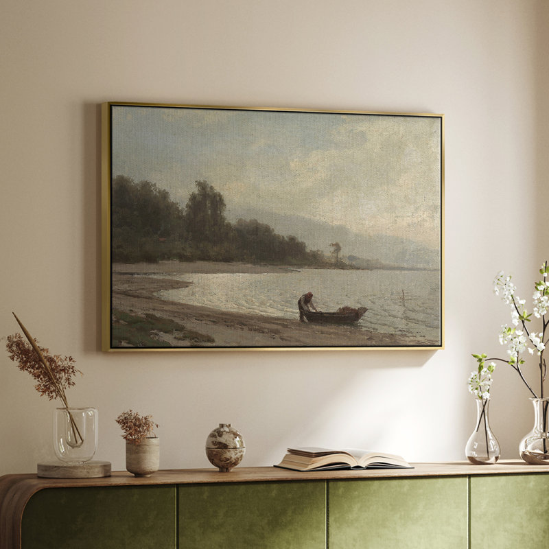 Impression nautique rétro - CX, H 25 po x l 37 po x P 1,5 po, Toile tendue