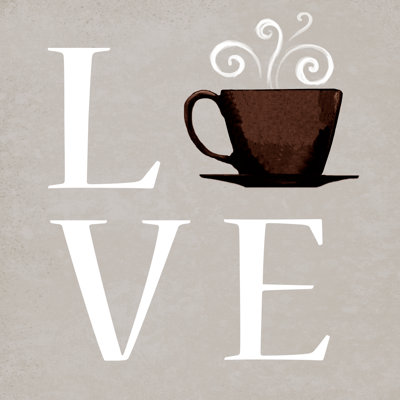 Coffee Love - Wrapped Canvas Print