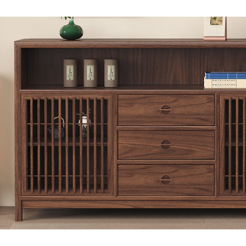 Nouvelle table de buffet multifonctionnelle de style chinois, H 35,43 po x l 50,39 po x P 13,78 po