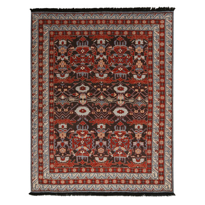 Burano Hand Knotted Wool Geometric Area Rug