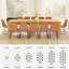 Ensemble de table de salle à manger Haakon 118 po avec chaises, console extensible avec rallonge, table de salle à manger, 2 à 12 places assises, table de salle à manger longue et pliante peu encombrante (table + 12 chaises)-124538930-124538928