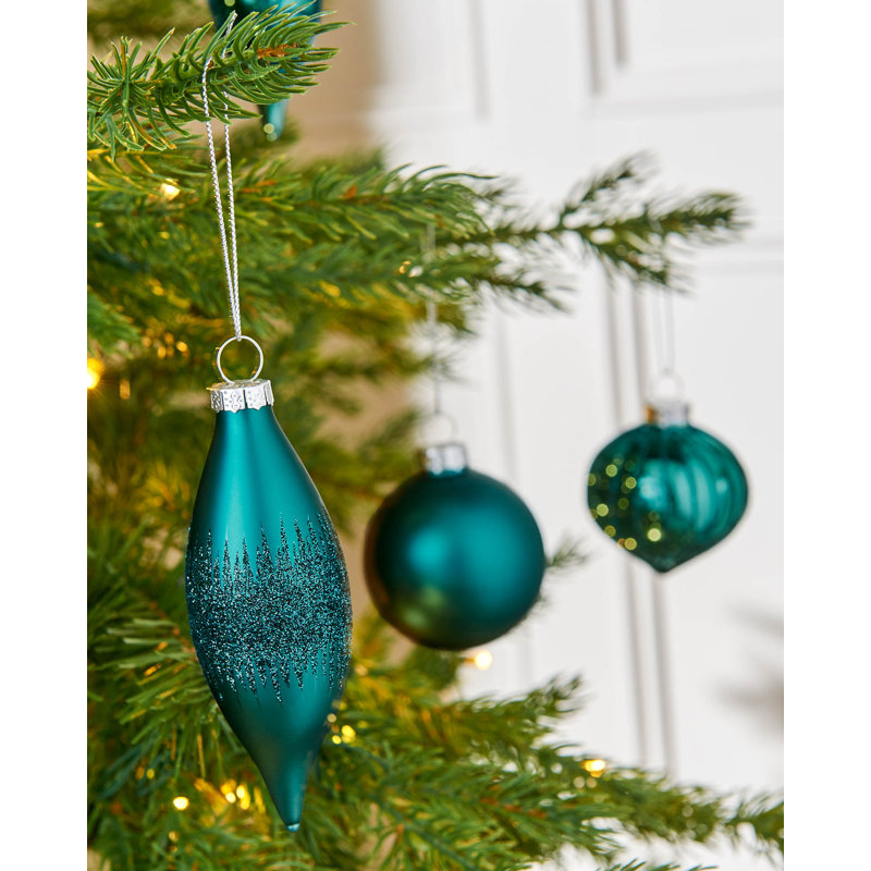 11.61 cm Plastic / Acrylic Shatterproof Bauble, Teal