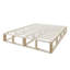 Sommier tapissier en bois 8 po Tawnya avec housse en lin noir-160115113