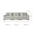 Jacilynn 137'' Upholstered Sofa
