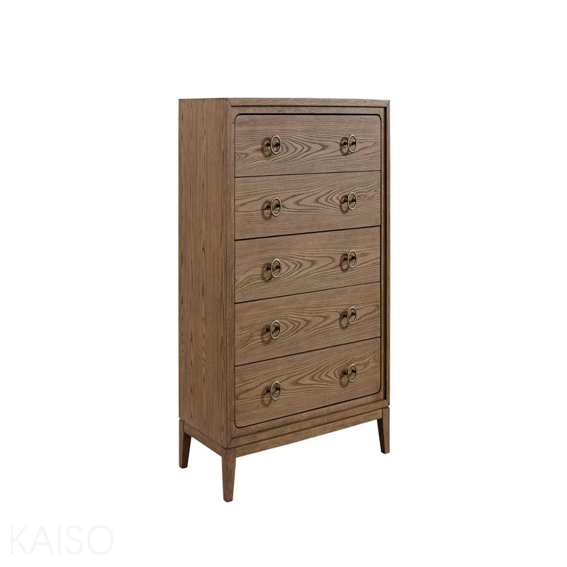 Commode 5 tiroirs au fini latté