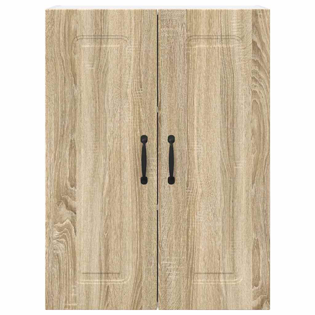 VIDAXL Wall Kitchen Cabinet - Sonoma Oak - 80 x 60 x 31cm - Brown - Image 2