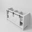 Meuble-lavabo double l 60 po x P 22 po Marsyas-158598081