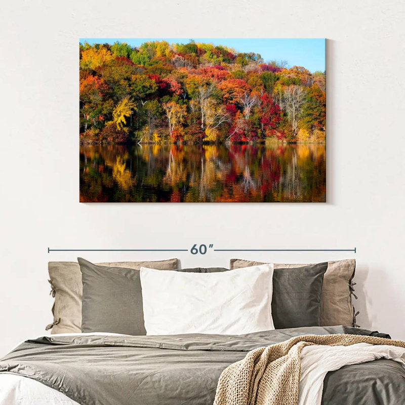 Forêt d'automne Alvord, H 32 po x l 48 po