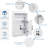 Haslom Bathroom Floor Cabinet, Freestanding Bathroom Storage Cabinet With Double Doors And Adjustable Shelf For Bathroom