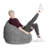 Fluffy Bean Bag Chair & Lounger-2105270054