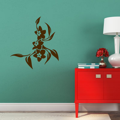Adhésif décoratif fleurs Galusha