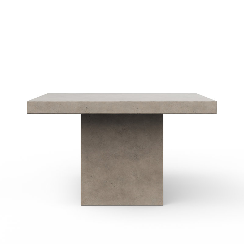 Kareen Bar & Counter Height Pedestal Dining Table, Bar Table (41.75" Height), Dark Gray