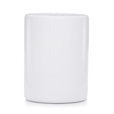 Domus White Gloss 3 Gallons Waste Bin