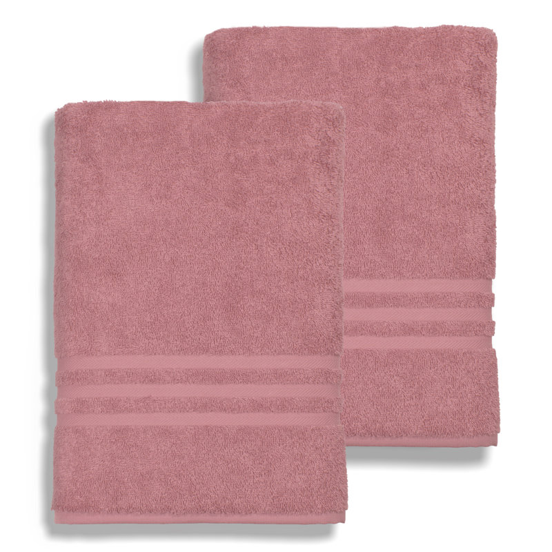 Denzi Midweight Bath Sheet, Tea Rose