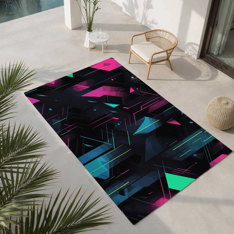 Nexus Stream Indoor And Outdoor Area Rug, Rectangle 9' x 12'