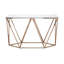 Fultz 120cm Marble Top Console Table