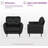 Corvo Faux Leather Armchair-1673942195