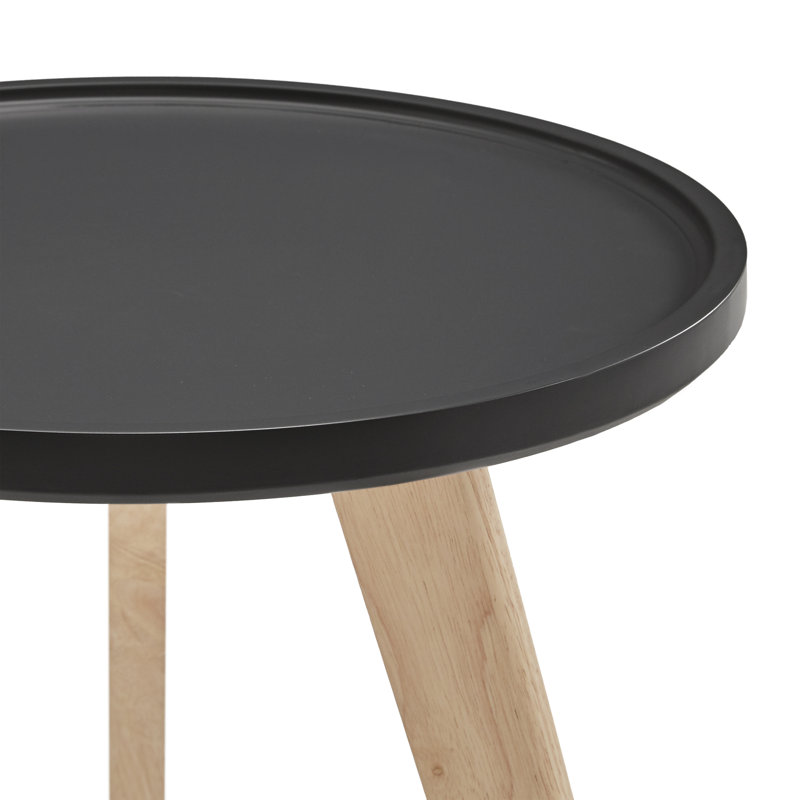 Swofford Tray Top End Table, Vulcan Black