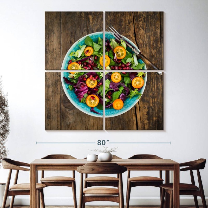 Salade de chou rouge Yarlin avec kumquats, H 74 po x l 74 po