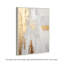 Gloire d'or sur toile, art élégant blanc et or par Art Remedy-105312572-105312556