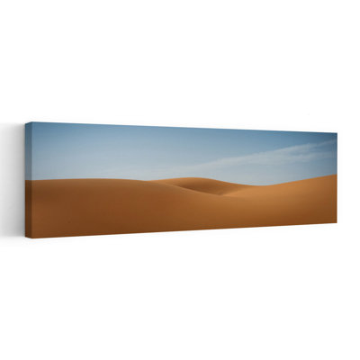 Dunes de sable doré minimaliste paisible paysage serein nature, art mural