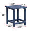 Ensemble de chaises pliantes Adirondack d'extérieur-124920149