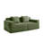 Modern Modular 2-Seat Sofa Couch