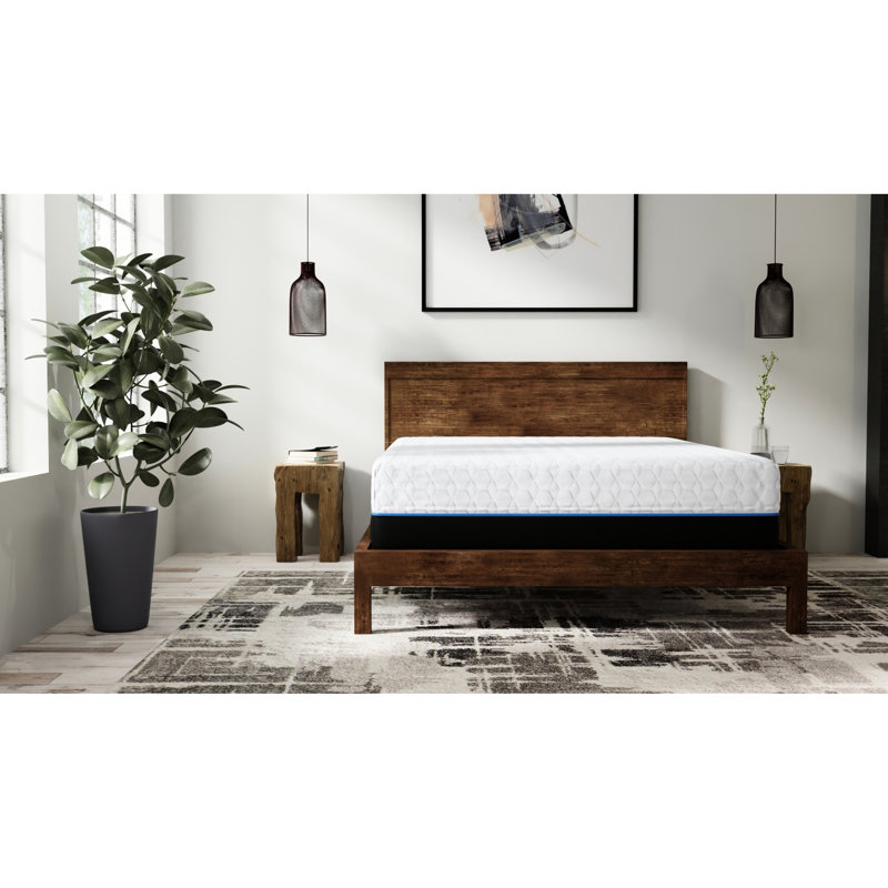 Très grand matelas 14 po - cuivre, couche de confort gélifiée 2 po, 14.11", California King
