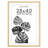 Poster Frame - Wooden Picture Frame with Mat and Plexiglass Cover-110048771-110048774