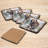 Cruise Ship Wooden Cork Coasters Gift Set