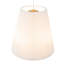 Luminaire suspendu plissé en tissu 3 lumières