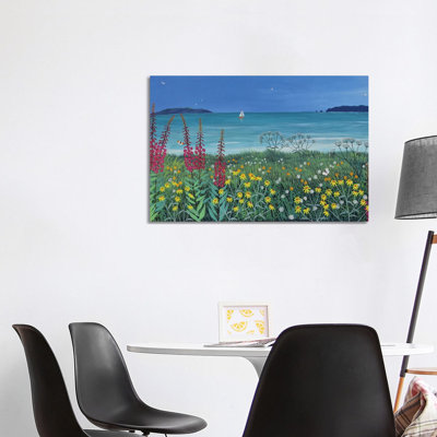 Ocean Solace by Jo Grundy - Wrapped Canvas Print