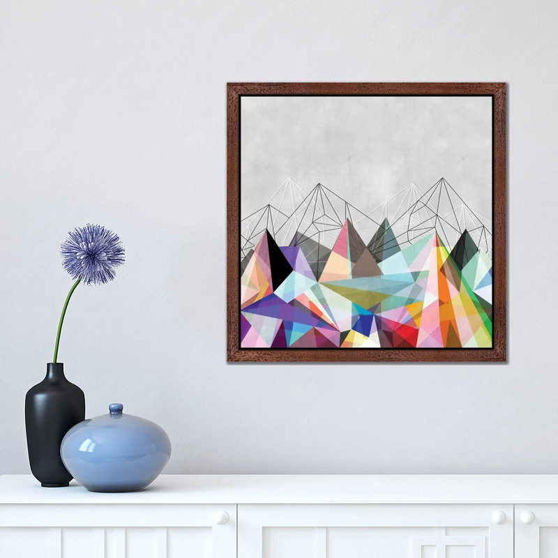 Mareike Böhmer - Print on Canvas, Brown Framed, 93.98 cm H x 93.98 cm W