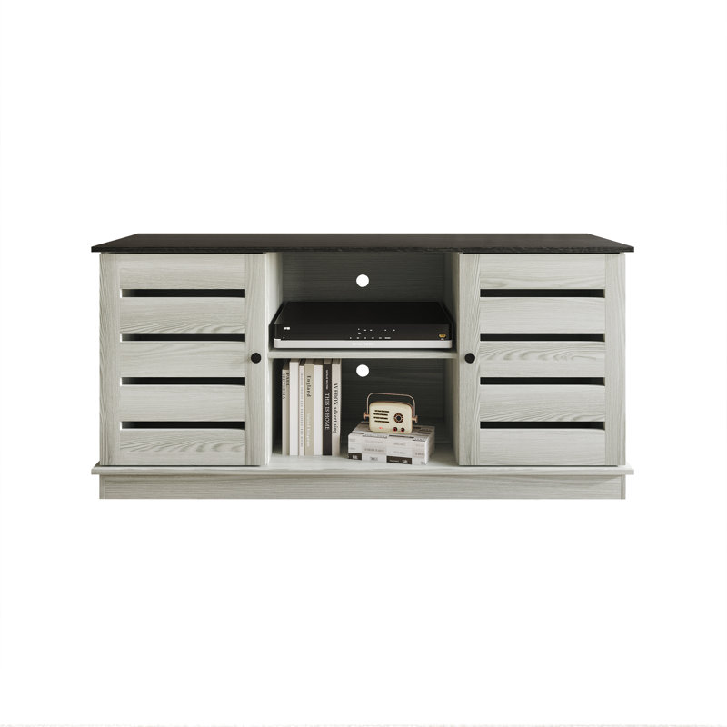 Crédence de rangement l 15,76 po Abbriella, Blanc