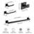 Bathroom Hardware Set,bathroom Accessories,stainless Steel,wall Mounted,8 Pieces-106838128
