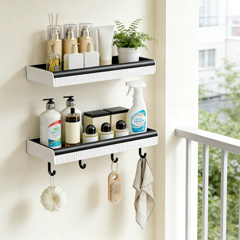 Plastic / Acrylic Bathroom Shelves