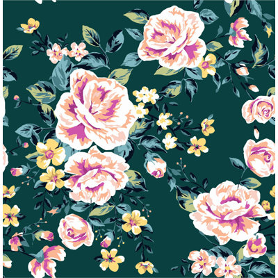 Dark Floral Wallpaper