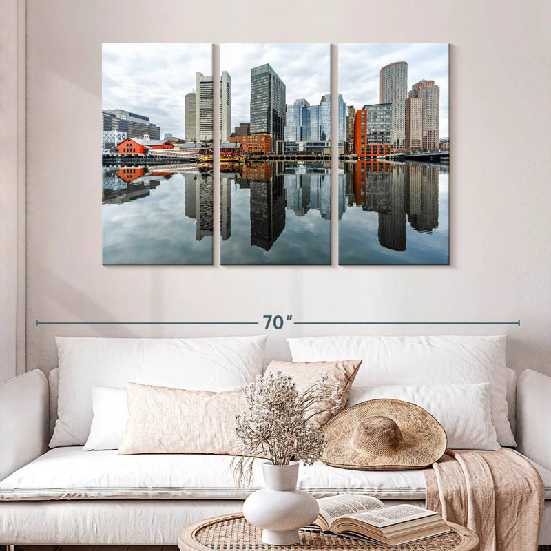 Nicci Boston Harbor View, 32" H x 50" W