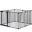 Clôture de jardin 8 panneaux en métal - Barrière réglable pour la maison-614524213