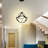 Oka - Light Black Sphere Pendant