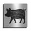 «Pig Ham It Up» par Cindy Jacobs sur métal-1920587822