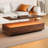 Modern Rectangular LED Lights Coffee Table With 2 Drawers In 47.2"-814363948