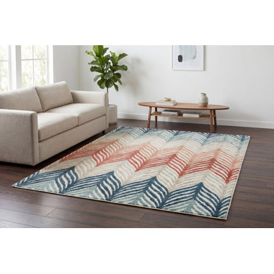 Pridbjorn Chevron Indoor Rug