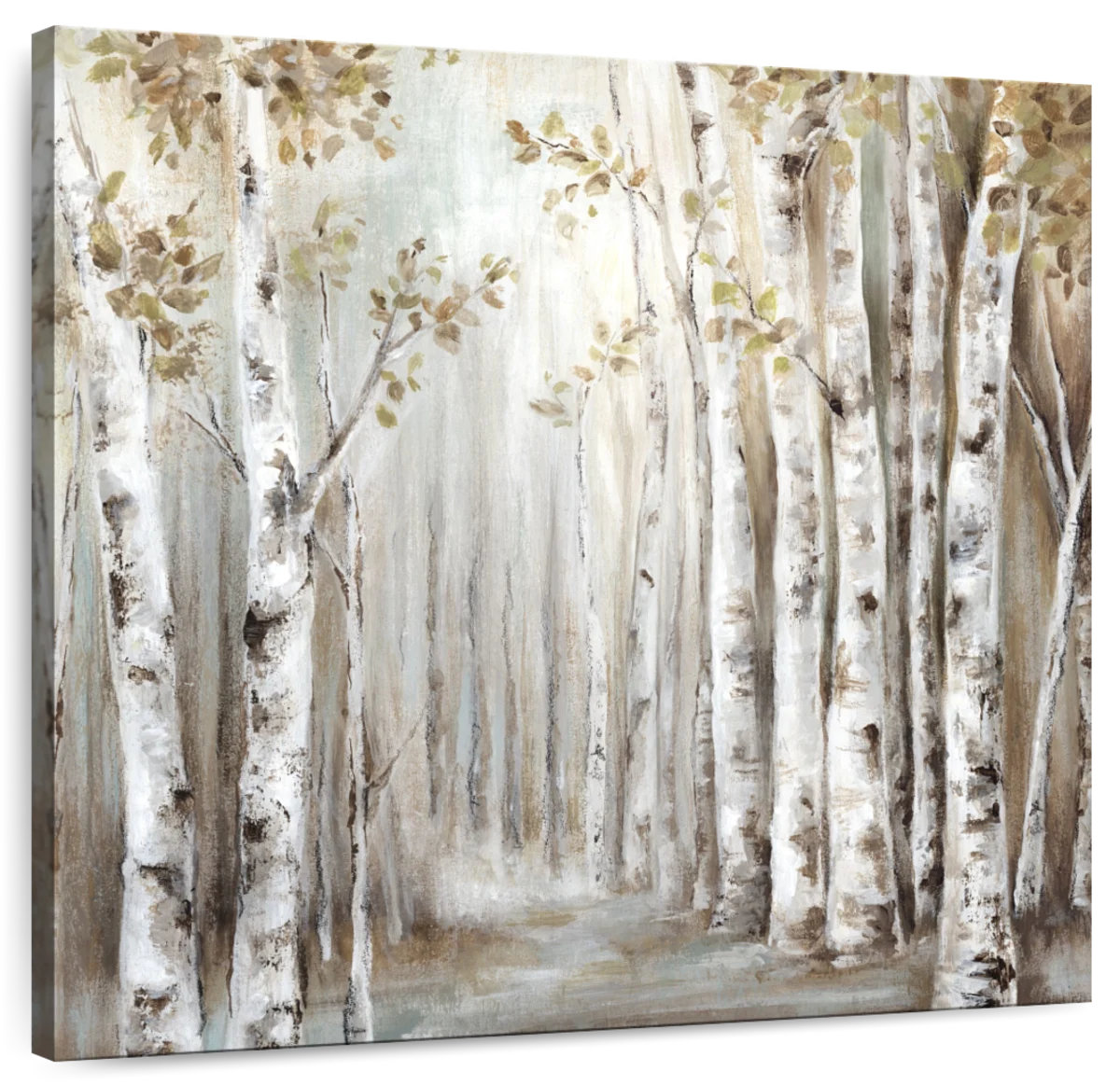 Millwood Pines Alvord Sunset Birch Forest II | Wayfair