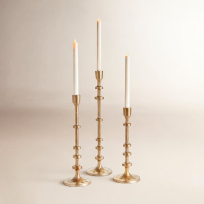 3-Piece Taper Candlestick Set