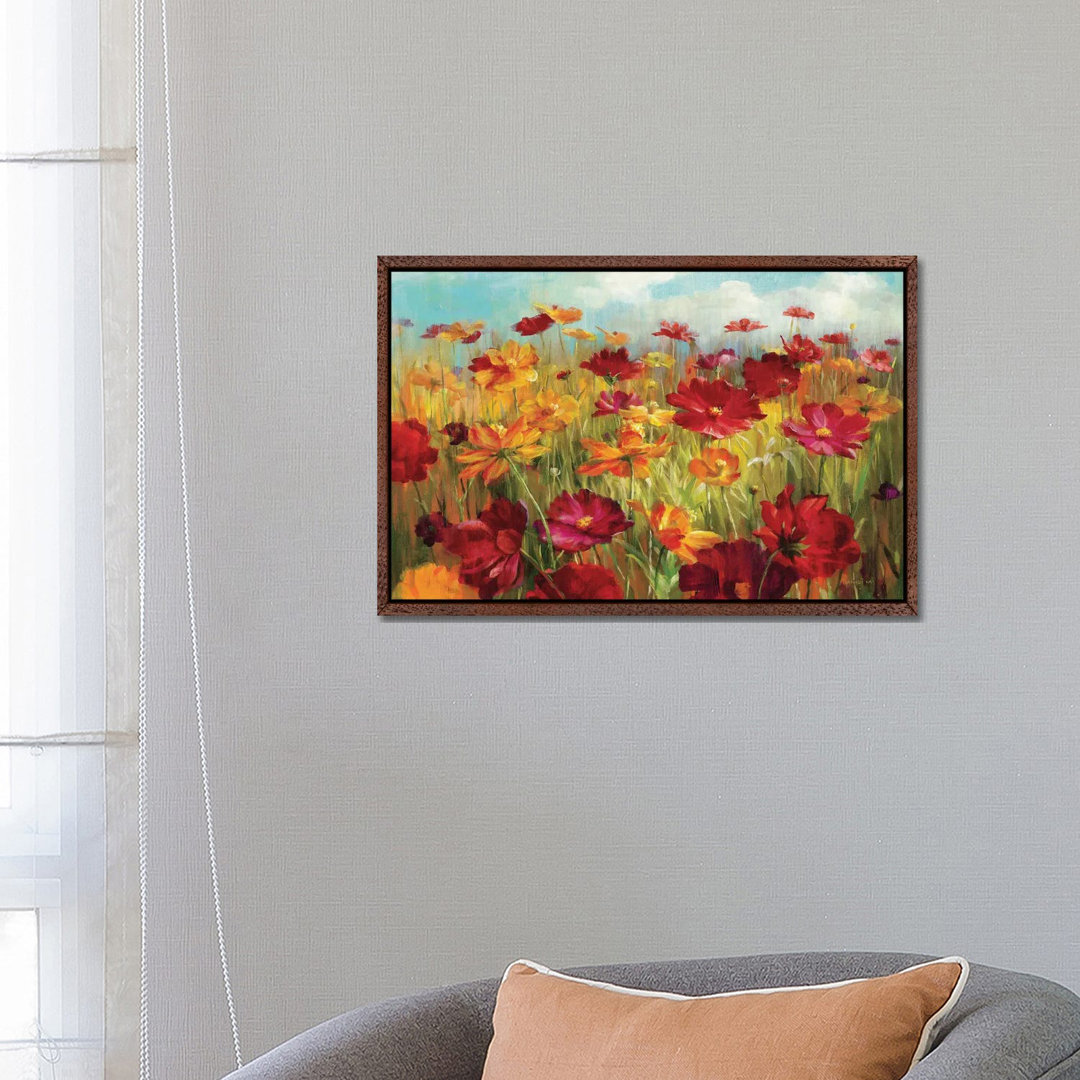 Cosmos In The Field von Danhui Nai - Galerie-verpackte Leinwand Giclée auf Leinwand