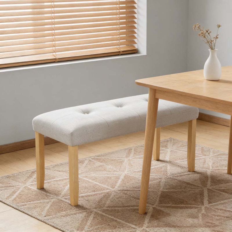 Banc rembourré moderne capitonné