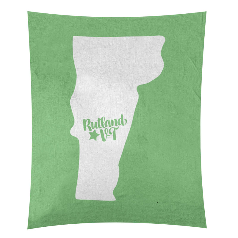 Tapisserie murale Rutland Vermont, H 80 po x l 68 po, Vert