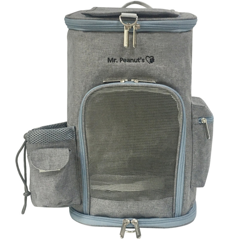 Caisse pour animaux avec sac à dos original, Déjà bleu